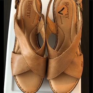 Born Ashely wedge sandal.